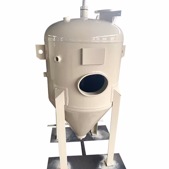 Máquinas de jateamento de areia de pressão/tanque de jateamento/pote de jateamento de areia