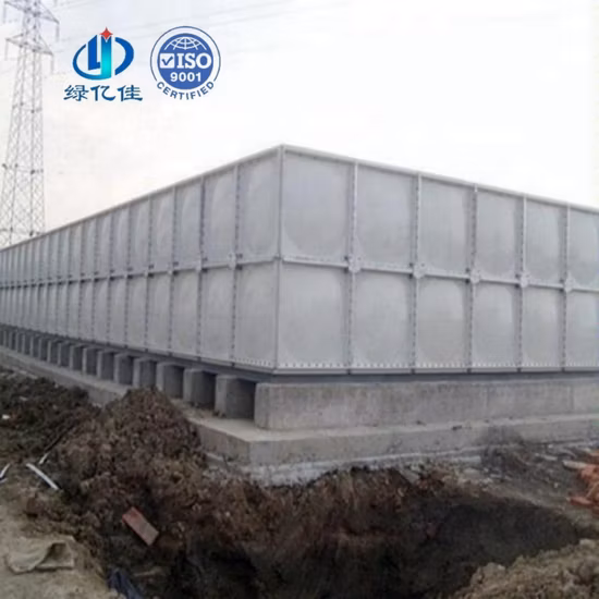 Tanque de pressão de armazenamento de água seccional galvanizado de aço Etiópia HDG para uso familiar