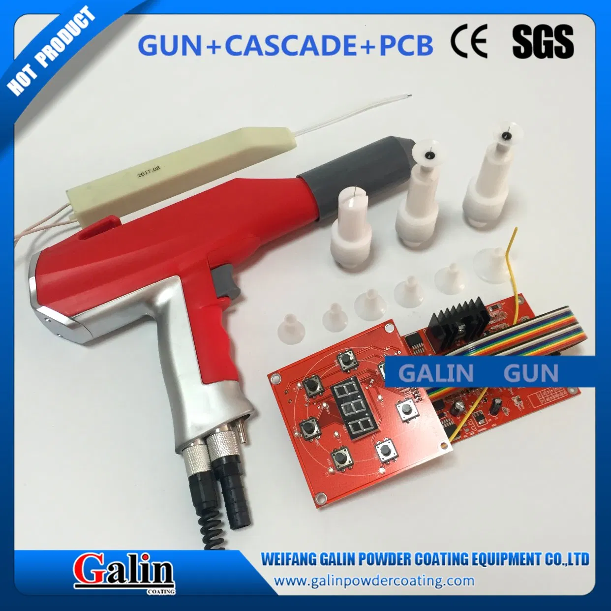 Equipamento de revestimento em pó com mudança rápida de cor, equipamento de alta qualidade, pistola de pulverização eletrostática automática de alta pressão